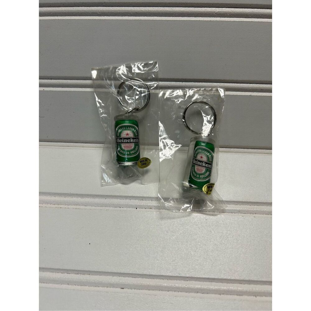 Heineken Key Chains Lot of 2 New